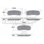 TOMEX Brakes Bremsbelagsatz, Scheibenbremse
